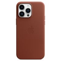 Apple Cover Posteriore in Pelle con MagSafe Apple iPhone 14 Pro Max - Umber