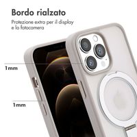 Accezz Cover con anello e supporto con MagSafe Apple iPhone 13 Pro - Grigio