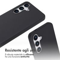 imoshion Cover in Silicone con Cordino Samsung Galaxy S25 - Nero