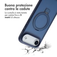 Accezz Cover con anello e supporto con MagSafe Apple iPhone Air - Blu