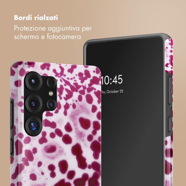 Selencia Cover posteriore Vivid con MagSafe Samsung Galaxy S25 Ultra - Cosmic Orchid