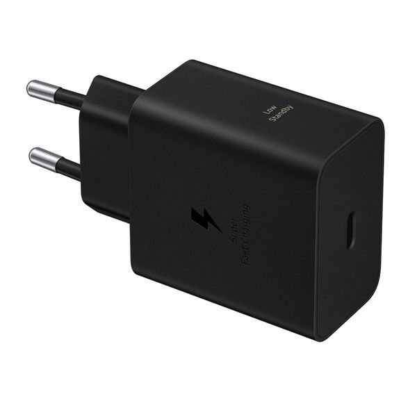 Samsung Adattatore di Alimentazione USB-C Originale - Caricatore Ricarica Rapida - 60W - 1,8 metri – Nero