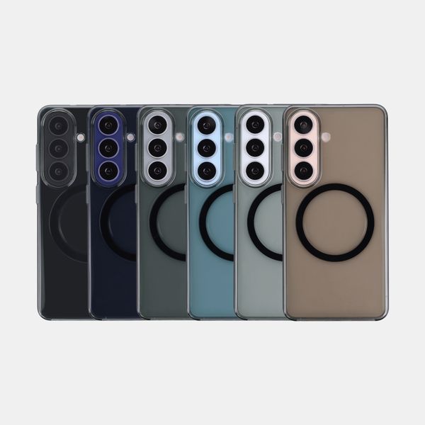 Accezz Lite custodia posteriore con MagSafe Samsung Galaxy S26 - Smokey Clear
