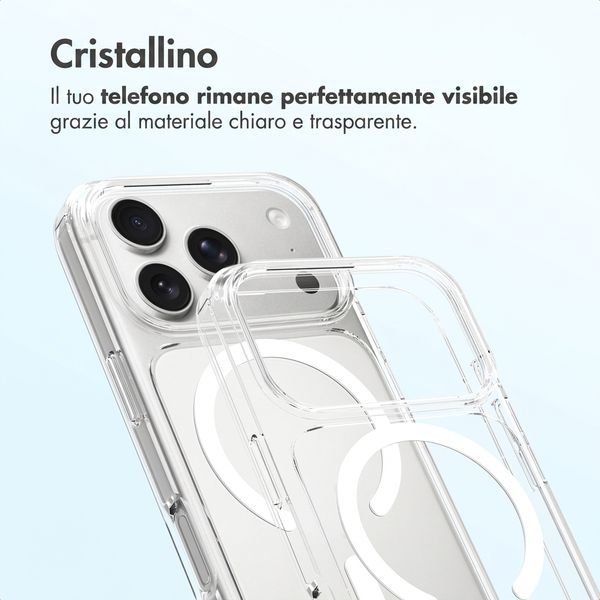 Accezz Cover posteriore Xtreme Impact con MagSafe Apple iPhone 18 Pro / 17 Pro - Trasparente