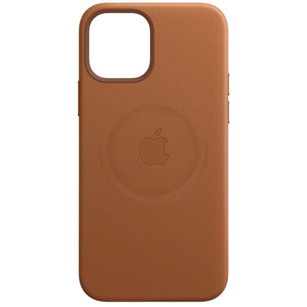 Apple Cover in Pelle MagSafe  iPhone 12 Pro Max  - Saddle Brown