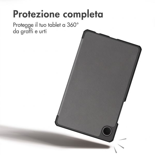 imoshion Cover a libro Trifold Samsung Galaxy Tab A11 / A9 8.7 pollici - Grigio