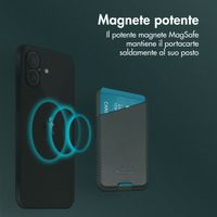 Accezz Portacarte in pelle - Compatibile con MagSafe e Qi2 - Cedar Green