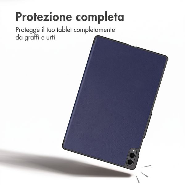 imoshion Cover a libro Trifold Samsung Galaxy Tab S11 Ultra - Blu scuro