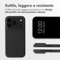 Accezz Cover MagSafe Kevlar® Apple iPhone 18 Pro Max / 17 Pro Max - Nero