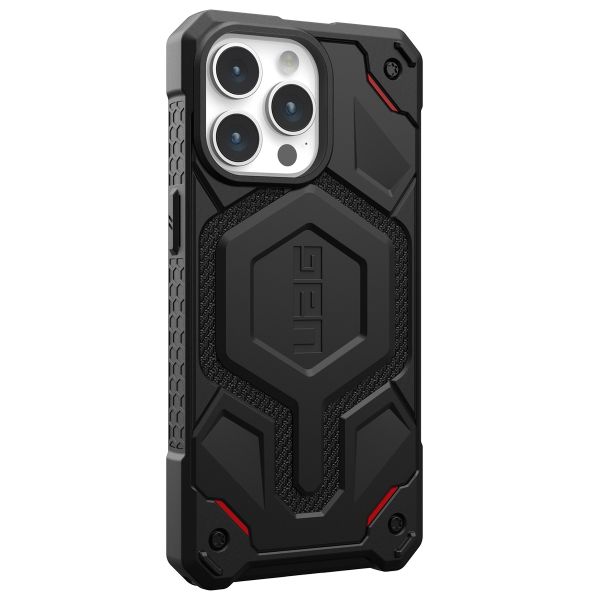 UAG Cover Posteriore Monarch Pro Apple iPhone 15 Pro Max - Kevlar Black