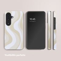 Selencia Cover posteriore Vivid con MagSafe Samsung Galaxy S26 FE - Desert Waves Beige