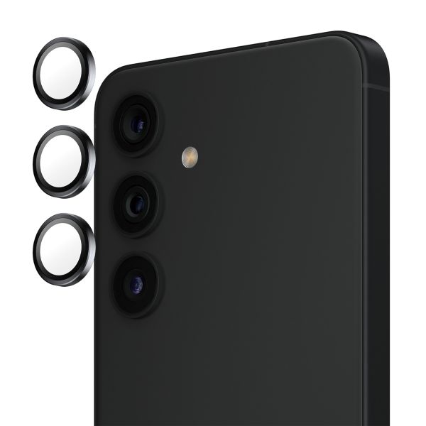 PanzerGlass Pellicole protettive fotocamera Hoops Optic Rings Samsung Galaxy S25 Plus - Nero
