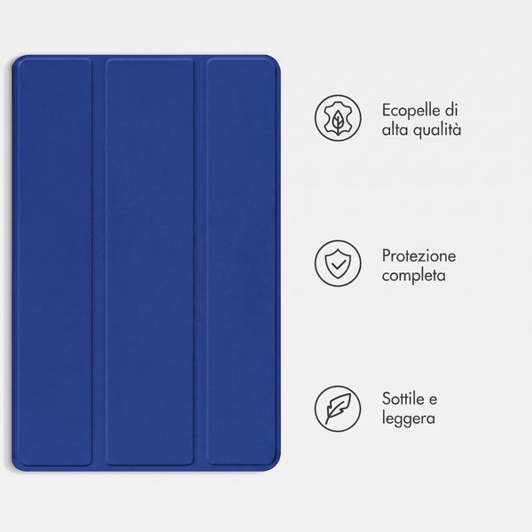 imoshion Cover a libro Trifold Samsung Galaxy Tab A9 Plus - Cobalt Blue
