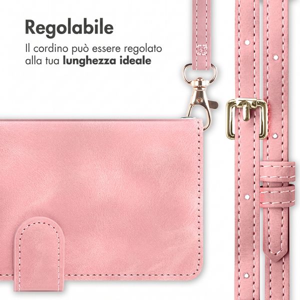 imoshion Cover a libro con Cordino Samsung Galaxy A27 (5G) - Rosa