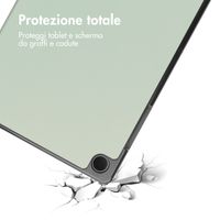 imoshion Cover a libro Trifold Samsung Galaxy Tab A9 Plus - Verde chiaro