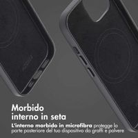 Accezz Cover in Pelle con MagSafe Apple iPhone 13 - Onyx Black