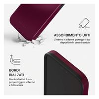Burga Cover Posteriore Resistente con MagSafe Apple iPhone 18 Pro Max - Dark Cherry