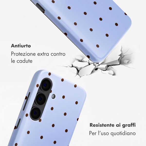Selencia Cover posteriore Vivid con MagSafe Samsung Galaxy S24 - Happy Dots Digital Sky