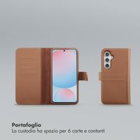 Selencia Libreria rimovibile Olyn con MagSafe Samsung Galaxy S24 FE - Marrone