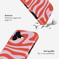 Selencia Cover posteriore Vivid con MagSafe Apple iPhone 16 - Dream Swirl Pink