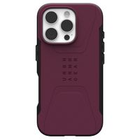 UAG Cover Posteriore Civilian con MagSafe Apple iPhone 16 Pro - Bordeaux
