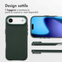 Accezz Cover in Pelle con MagSafe Apple iPhone Air - Cedar Green