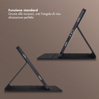 Selencia Cover Riva Samsung Galaxy Tab A9 Plus - Nero