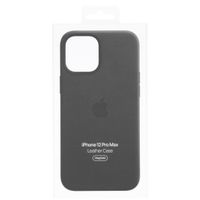 Apple Cover in Pelle MagSafe  iPhone 12 Pro Max  - Nero