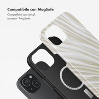 Selencia Cover posteriore Vivid con MagSafe Apple iPhone 15 - Nature Light Brown