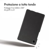 imoshion Cover a libro Trifold Samsung Galaxy Tab A11 / A9 8.7 pollici - Nero