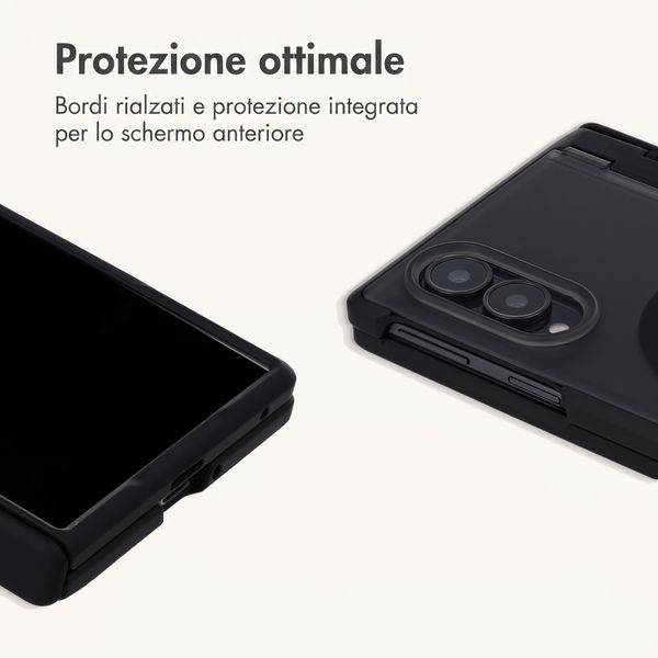 imoshion Frosted Backcover con MagSafe e supporto Samsung Galaxy Z Fold 8 - Nero