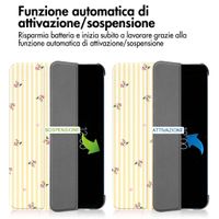 imoshion Cover Trifold Design Apple iPad 11 (2025) 11 pollici A16 / iPad 10 (2022) 10.9 pollici - Garden Stripes