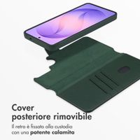 Accezz Cover in pelle 2 in 1 con MagSafe Samsung Galaxy S26 Ultra - Cedar Green