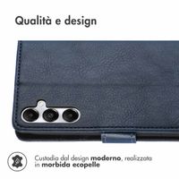 imoshion Cover a libro di Lusso Samsung Galaxy A56 - Blu scuro