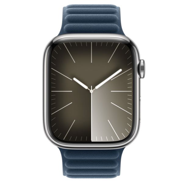 Apple Cinturino Magnetic Link in FineWoven Apple Watch | 44/45/46/49 mm - Taglia M/L - Baltic Blue