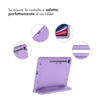 imoshion Cover Posteriore Kidsproof con Maniglia Samsung Galaxy Tab S11 / S9 11.0 pollici / S10 Lite / S10 FE / S9 FE 10.9 pollici - Lilla