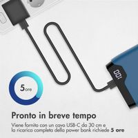 imoshion Powerbank - 20.000 mAh - Quick Charge e Power Delivery - Blu