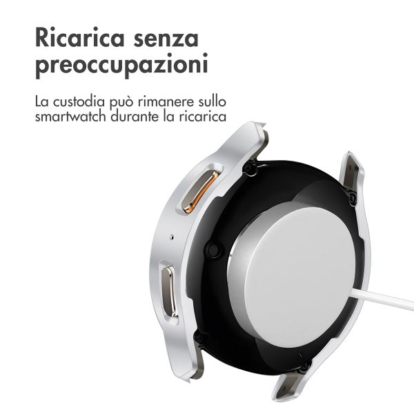 imoshion Cover rigida integrale Samsung Galaxy Watch 7 - 44 mm - Argento