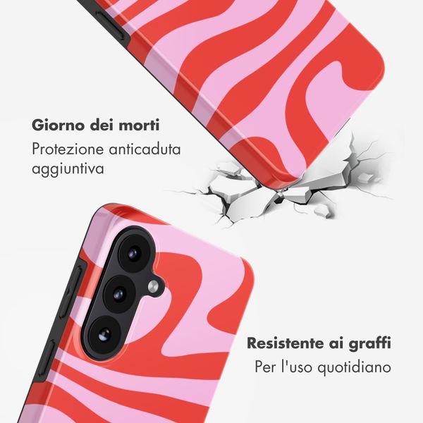 Selencia Cover posteriore Vivid con MagSafe Samsung Galaxy S26 - Dream Swirl Pink