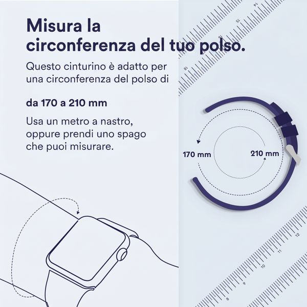 imoshion Cinturino milanese magnetico Apple Watch | 44/45/46/49 mm - Taglia M - Retro Gold