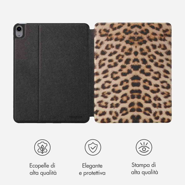 Selencia Cover per tablet Vivid Apple iPad Air 11 pollici (2026) M4 / (2025) M3 / (2024) M2 / Air 5 (2022) / Air 4 (2020) - Wild Leo