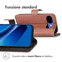 imoshion Cover a libro di Lusso Google Pixel 10a - Marrone