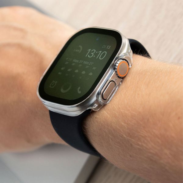 imoshion Cover rigida integrale Apple Watch Ultra / Ultra 2 / Ultra 3 - 49 mm - Trasparente