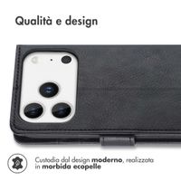 imoshion Cover a libro di Lusso Apple iPhone 17 Pro - Nero