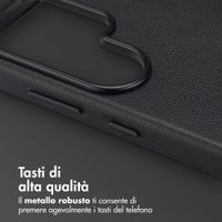 Accezz Cover in Pelle con MagSafe Samsung Galaxy S26 Ultra - Onyx Black