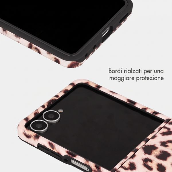 Selencia Cover posteriore Vivid con MagSafe Samsung Galaxy Z Flip 8 - Wild Leo