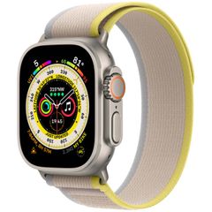 Apple Cinturino Trail Loop Apple Watch | 44/45/46/49 mm - Taglia M/L - Giallo / Beige