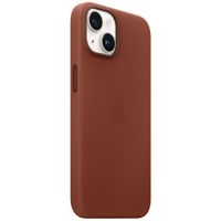 Apple Cover Posteriore in Pelle con MagSafe Apple iPhone 14 - Umber