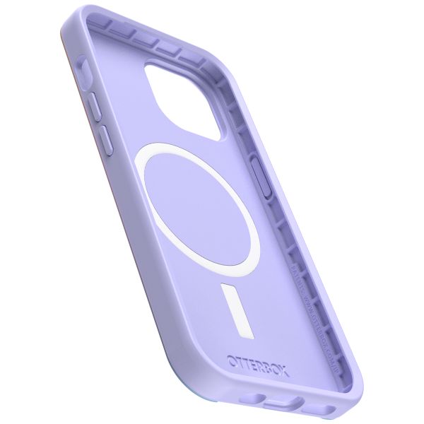 OtterBox Cover Posteriore Trasparente Symmetry con MagSafe Apple iPhone 17e / 16e / 15 / 14 / 13 - Viola