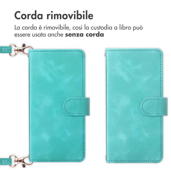 imoshion Cover a libro con Cordino Samsung Galaxy A36 - Turchese